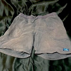 LL bean women gray sweat shorts size XL